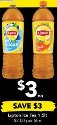 Drakes Lipton Ice Tea 1.5lt offer