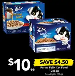 Drakes Purina Felix Cat Food 12x85g offer