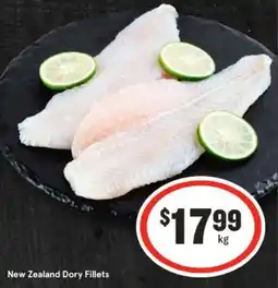 IGA New Zealand Dory Fillets per kg offer