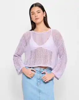 Target Slouchy Crochet Jumper - Lily Loves offer