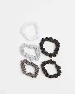 5 Pack Satin Scrunchies