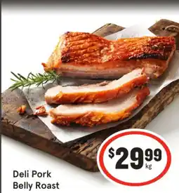 IGA Deli Pork Belly Roast offer