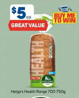 Foodland Helga's Health Range 700-750g offer