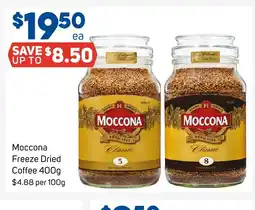 Foodland Moccona Freeze Dried Coffee 400g offer