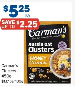 Foodland Carman's Clusters offer