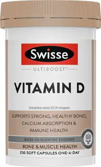 Discount Drug Stores Swisse Ultiboost Vitamin D 250 Capsules offer