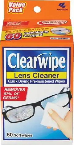 Discount Drug Stores Clearwipe Lens Cleaner 60 Wipes offer