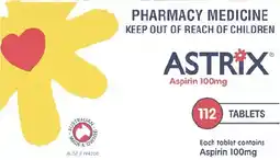 Discount Drug Stores Astrix Aspirin 100mg 112 Tablets offer