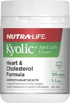 Discount Drug Stores Nutra-Life Kyolic Aged Garlic Extract Heart & Cholesterol Formula 120 Capsules offer