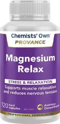 Chemists’ Own Provance Magnesium Relax 120 Capsules