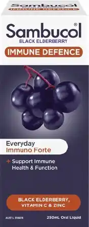 Discount Drug Stores Sambucol Immune Defence Liquid 250mL offer