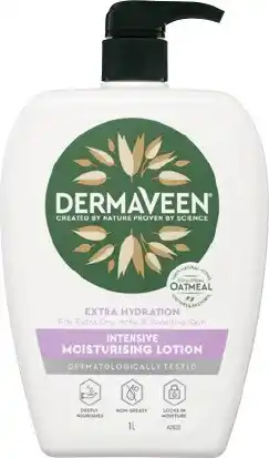 Discount Drug Stores DermaVeen Extra Hydration Intensive Moisturising Lotion 1 Litre offer