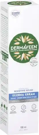Discount Drug Stores DermaVeen Sensitive Relief Eczema Cream 100mL offer