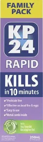 Discount Drug Stores KP24 Rapid Family Pack + Comb 250mL offer