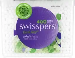 Swisspers Cotton Tips Paper Stem 400 Pack