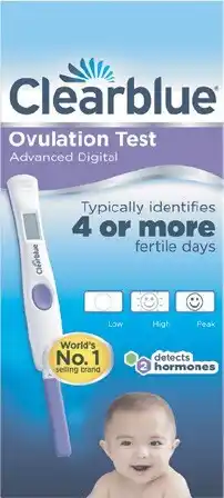 Discount Drug Stores Clearblue Advanced Digital Ovulation Test with Dual Hormone Indicator 10 Pack offer