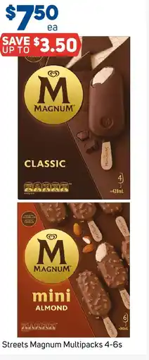 Foodland Streets Magnum Multipacks 4-6s offer
