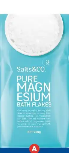 Foodland Salts & Co Bath Flakes 750g offer