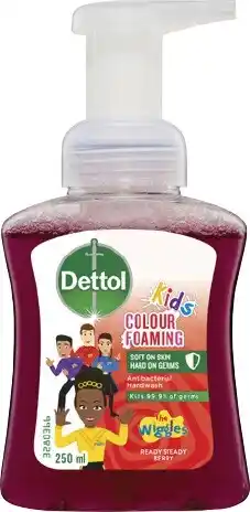 Dettol Kids Colour Foaming Hand Wash Berry 250mL
