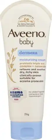 Discount Drug Stores Aveeno Baby Dermexa Moisturising Cream 206g offer
