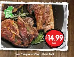 Spudshed Lamb Forequarter Chops Value Pack offer