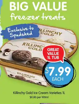 Spudshed Killinchy Gold Ice Cream Varieties IL offer