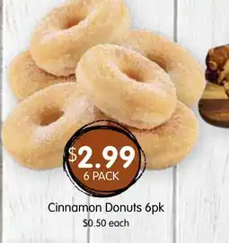 Spudshed Cinnamon Donuts 6pk offer