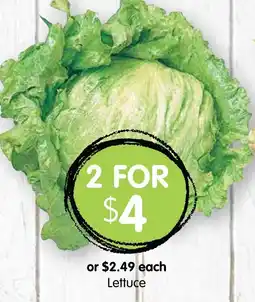 Spudshed Lettuce offer