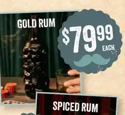 Spudshed GOLD RUM offer