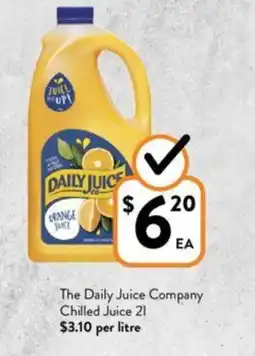 Foodworks The Daily Juice Company Chilled Juice 21 offer