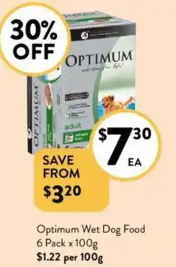 Foodworks Optimum Wet Dog Food offer
