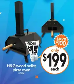 Cheap as Chips H&G wood pellet pizza oven offer