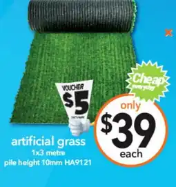 Cheap as Chips artificial grass offer