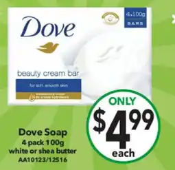 Cheap as Chips Dove Soap offer
