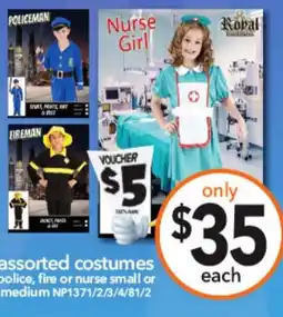 Cheap as Chips assorted costumes offer