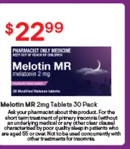 Melotin MR melatonin 2 mg