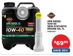 Auto One HPR DIESEL 10W-40 SEMI SYNTHETIC ENGINE OIL 7L offer