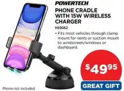 PHONE CRADLE WITH 15W WIRELESS