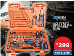 Auto One 65PC 3/8″ DRIVE METRIC & SAE TOOL offer