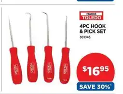 Auto One 4PC HOOK & PICK SET offer