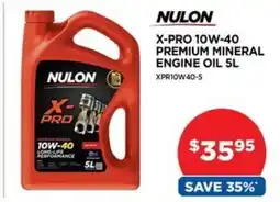 Auto One X- PROM 10W-40 LONG-LIFE PERFORMANCE offer