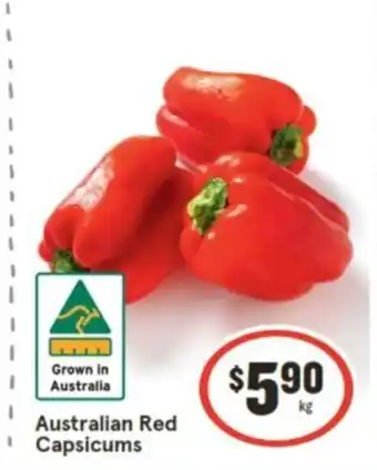 IGA Australian Red Capsicums offer