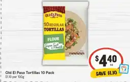 IGA Old El Paso Tortillas 10 Pack offer