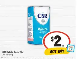 IGA CSR White Sugar 1kg offer
