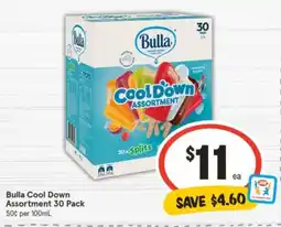 IGA Bulla Cool Down Assortment 30 Pack offer