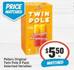 IGA Peters Original Twin Pole 8 Pack offer