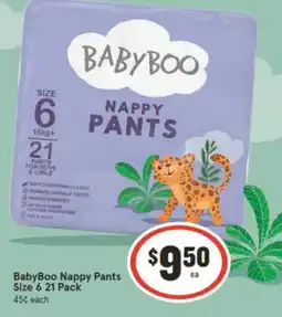 IGA BabyBoo Nappy Pants offer