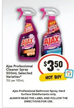 IGA Ajax Professional Bathroom Spray. offer