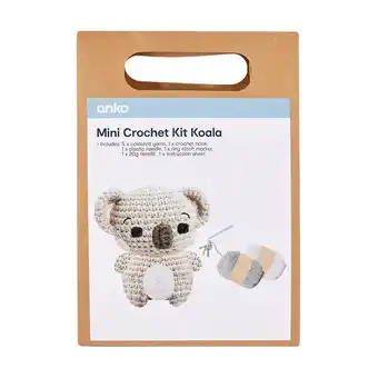 Target Mini Crochet Kit, Koala - Anko offer