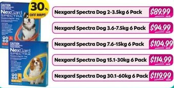 Nexgard Spectra Dog 2-3.5kg 6 Pack
